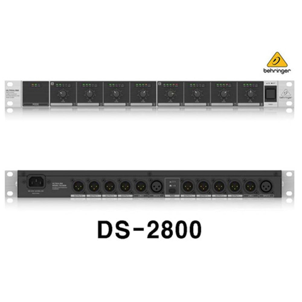 DS-2800 / DS2800 / 2입력 4출력 / 1입력 8출력 분배기 / 베링거 / DS 2800 / 스플리터 / Splitters