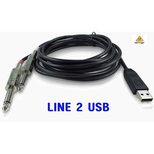 BEHRINGER LINE2USB / Stereo 1/4인치 Line in to USB Interface cable / 베링거 / 스테레오 1/4인치 인터페이스 케이블 / 오디오 인터페이스 / 정품
