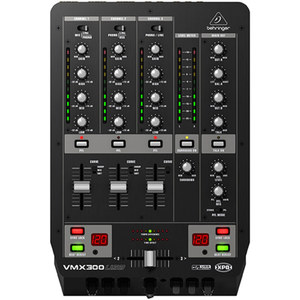 BEHRINGER VMX-300USB / VMX300USB / 베링거 USB 오디오 인터페이스 / BPM 카운터 및 VCA 컨트롤 / 프로페셔널 3채널 DJ믹서 / VMX 300USB