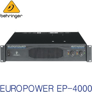 BEHRINGER EP-4000 / EP4000 / 베링거 / 스테레오 앰프 / 파워앰프 / 4000W / EP 4000 / 가속 순간응답 기능내장