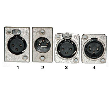 뉴트릭 XLR 샤시암 콘넥타 / 매립형 커넥터 / 벽부형 컨넥터 / 샷시용 짹 / 판넬용 커넥터 / 매립짹 / 매립 캐논짹 /  모양선택