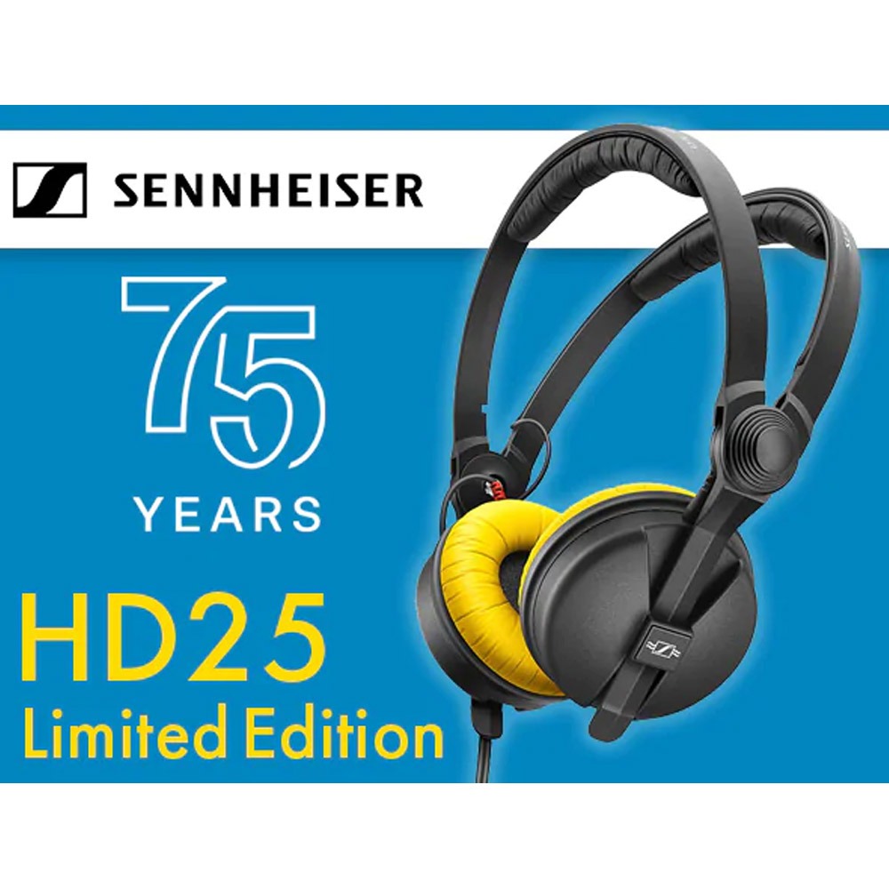 젠하이저 HD25 Limited Edition (75주년 한정판) / 공식수입 / 정품 / SENNHEISER HD-25 Limited Edition / 모니터 헤드폰 / 디제이헤드폰 / DJ 헤드폰 / 엔지니어 헤드폰
